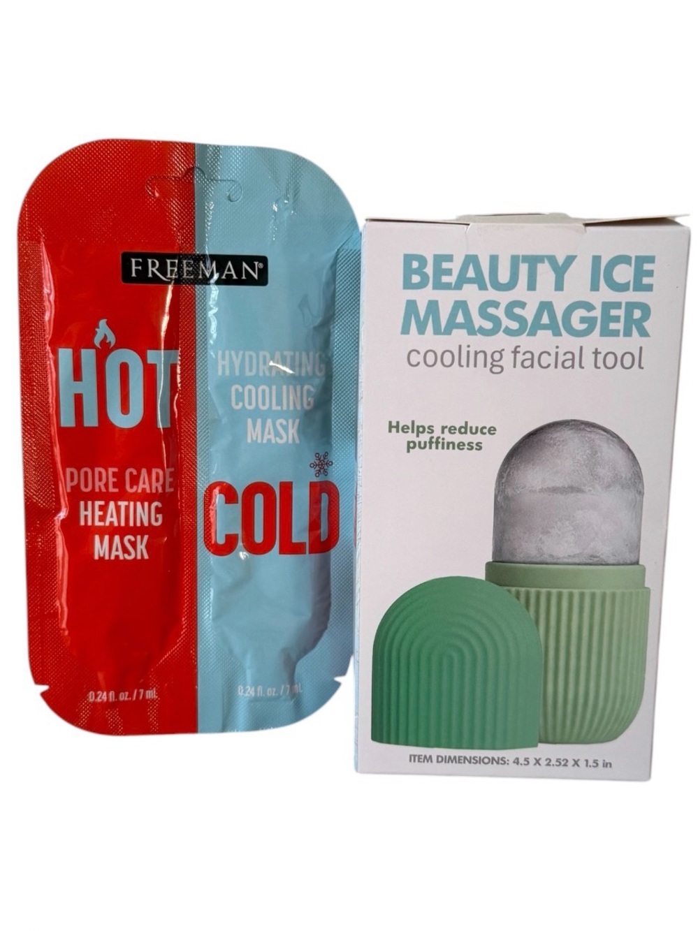 Beauty Ice Massager & Freeman Facemask